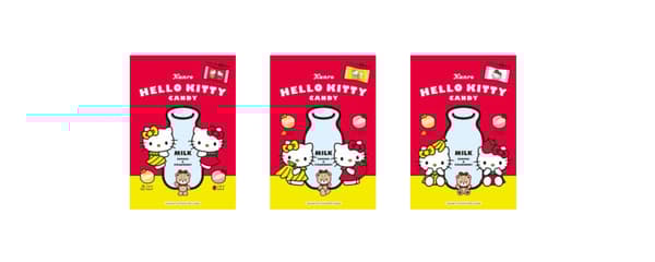 Hello Kitty 糖果產品陣容
