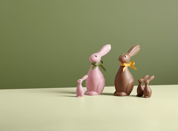 Läderach Cleo Bunnies Easter chocolate rabbits