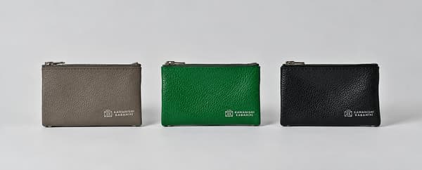El Dual Key Case book en gris, verde y negro
