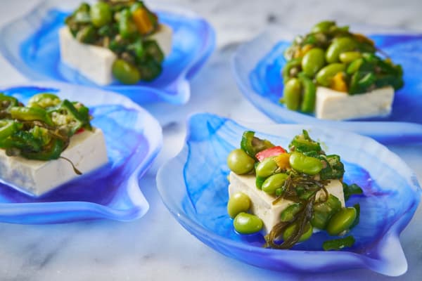 夏季時蔬冷豆腐