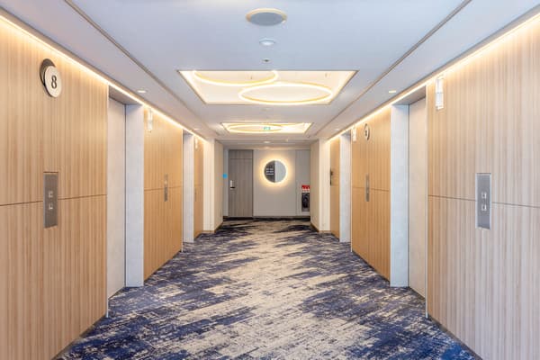 Renovated floor elevator hall