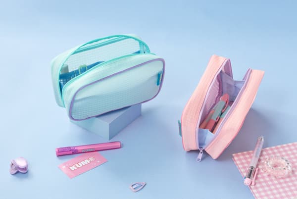 Tempat Pensil Kotak-kotak KUM