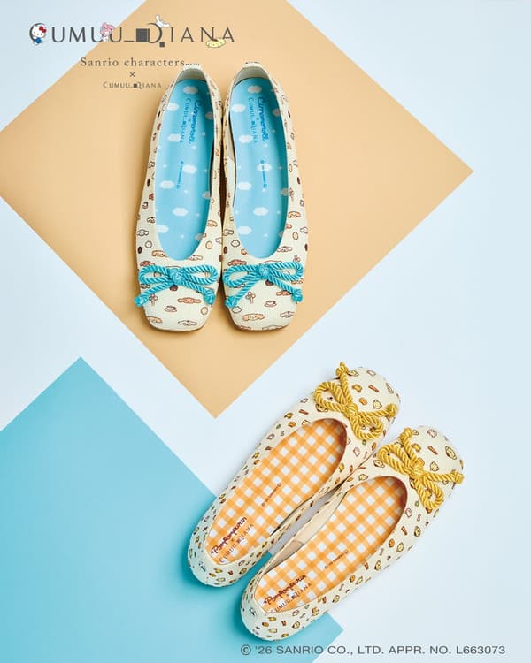 CUMUU_DIANA Knit Ballet Shoes