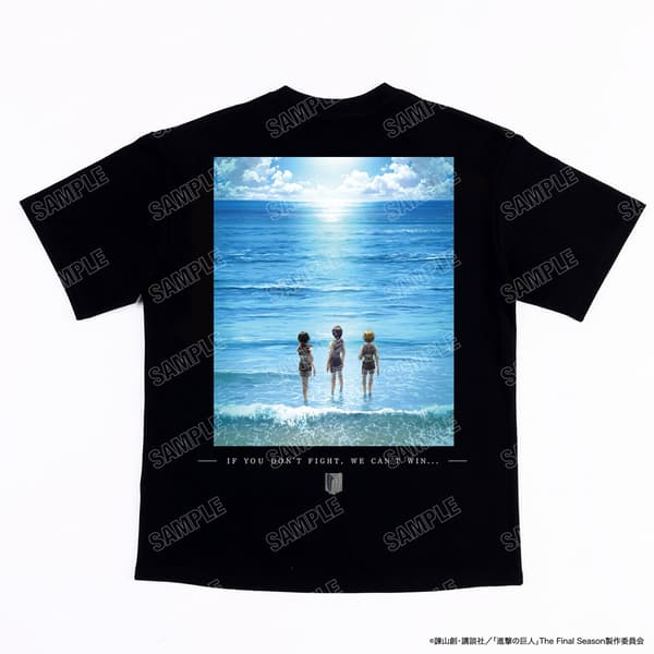 Camiseta de colaboración 5 del anime de TV Attack on Titan