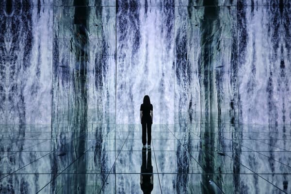 Ruang seni imersif di Arte Museum Nagoya