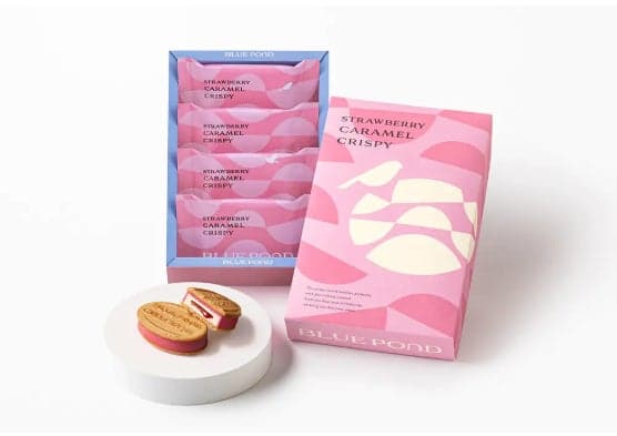 草莓焦糖脆餅包裝