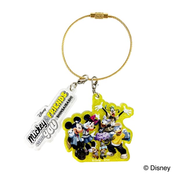 Disney Mickey & Friends with You 亚克力双层钥匙扣