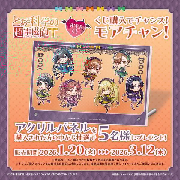 某科学的超电磁炮亚克力面板