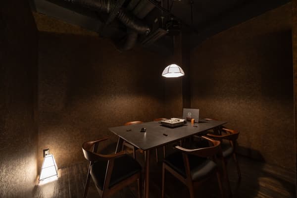 A private room for up to six guests is also available