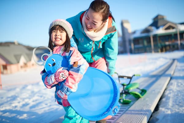 南区的免费雪地游乐区
