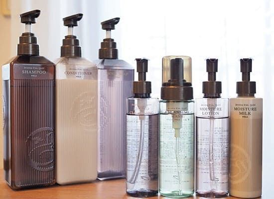 Bath items and basic skincare