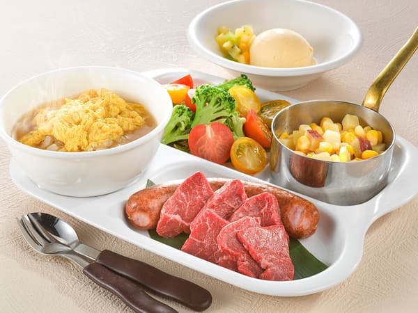 Naniwa烧肉区的儿童套餐
