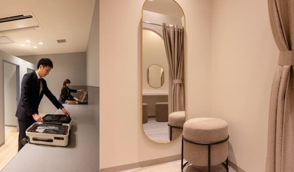 Packing & Dressing Room concept image