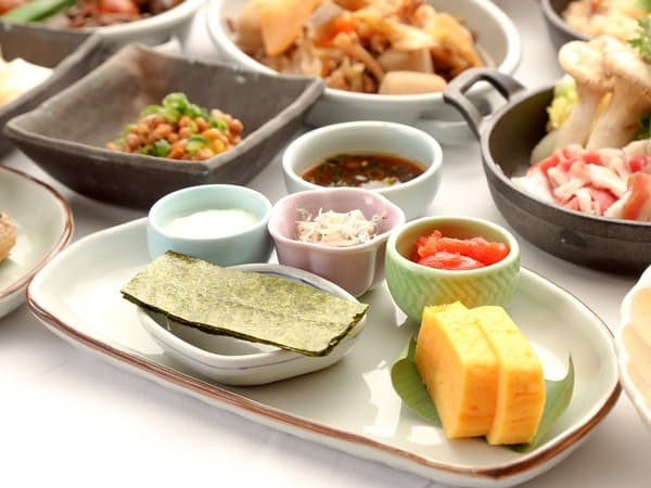 Japanese-style dishes are also popular