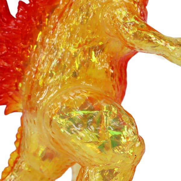 Detail tubuh clear CCP Middle Size Series Godzilla 1999