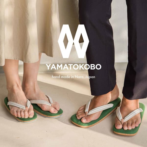 YAMATOKOBO 宇治抹茶染色草履