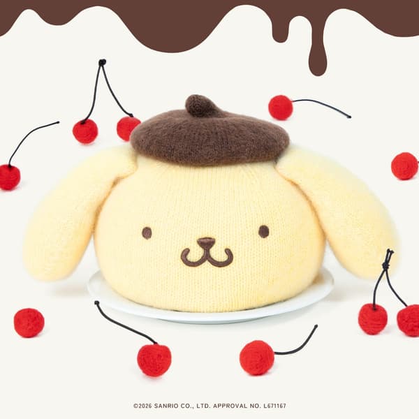 Pompompurin 30th Anniv. × CA4LA Face Hat
