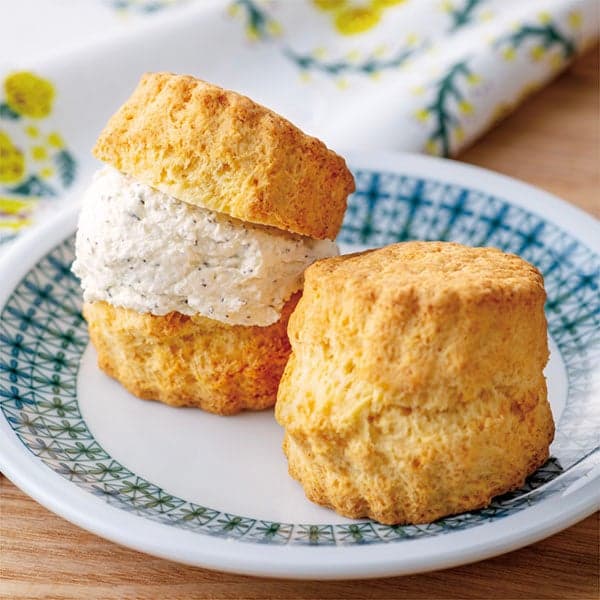 kikii：浓郁原味司康饼与伯爵茶奶油司康饼
