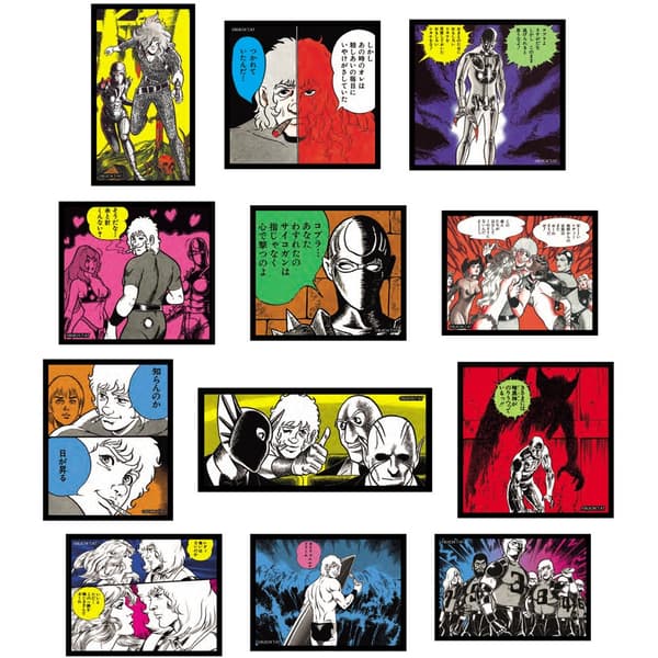 Blind Clear Comic-Panel Stickers