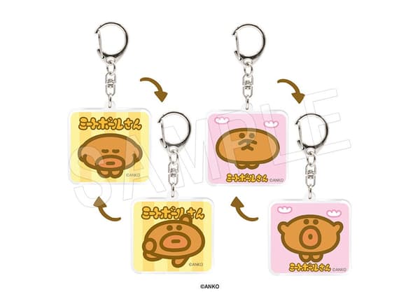 MEATBALL-SAN Changing Acrylic Keychain POP UP in HMV