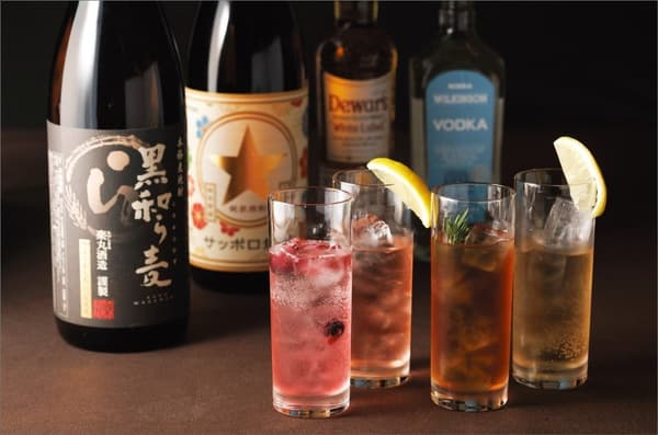 Smoked highball and fermented sour drinks
