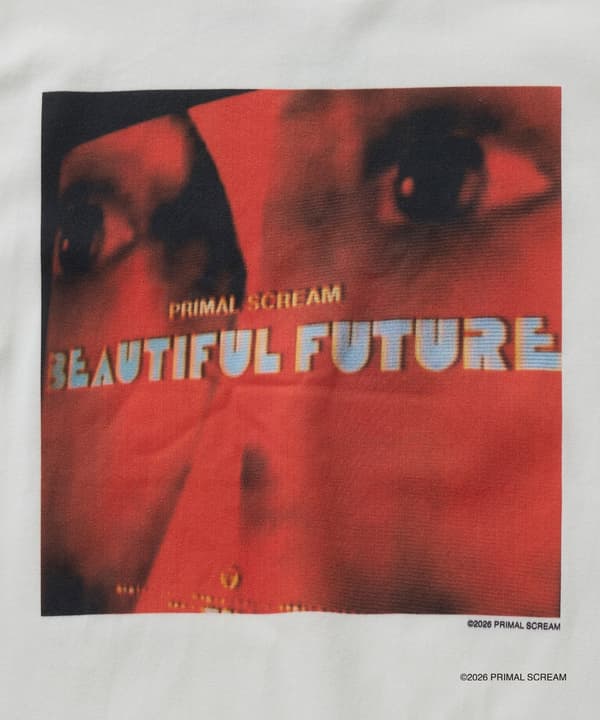 Camiseta de Primal Scream para bonjour records – espalda de Beautiful Future
