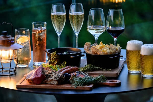 Rooftop beer garden at Novotel Nara