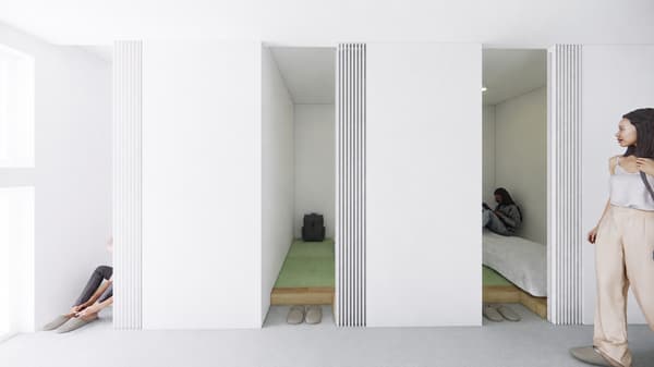 Semi-private cabin featuring tatami flooring for a comfortable Japanese-style atmosphere.