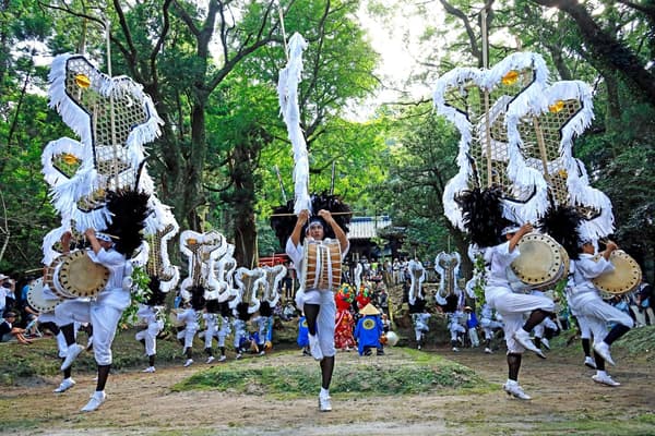 伊作太鼓踊表演