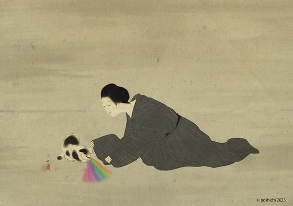 艺术品：“捕捉彩虹”