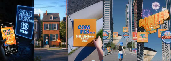 COMFES vol.10 티저 영상의 한 장면