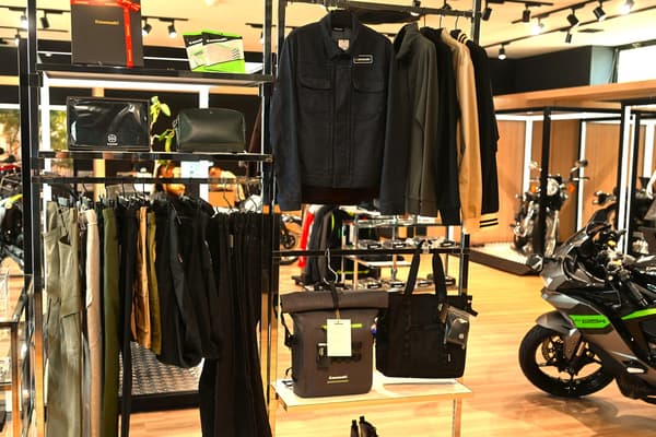 Island display of apparel and goods