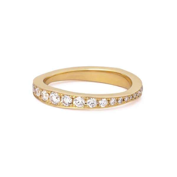 Gradation Eternity Ring in 18K yellow gold (K18YG)