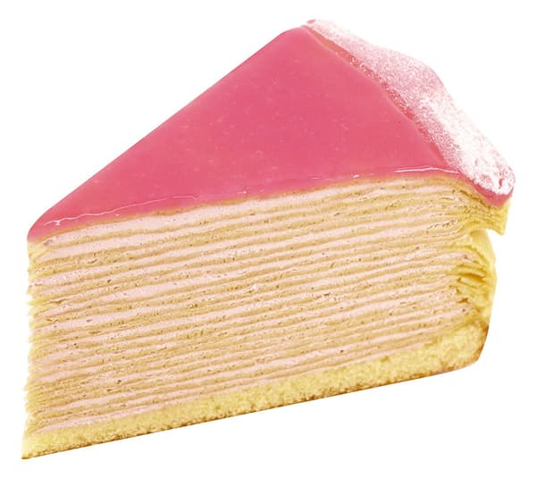 “罪过头了”千层可丽饼（樱花牛奶味）