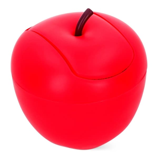 Mini papelera con forma de manzana