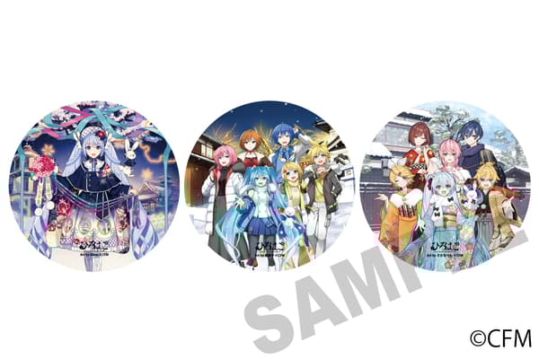 雪未来 x HIROSAKI×HAKODATE Mega Can Badge Stand