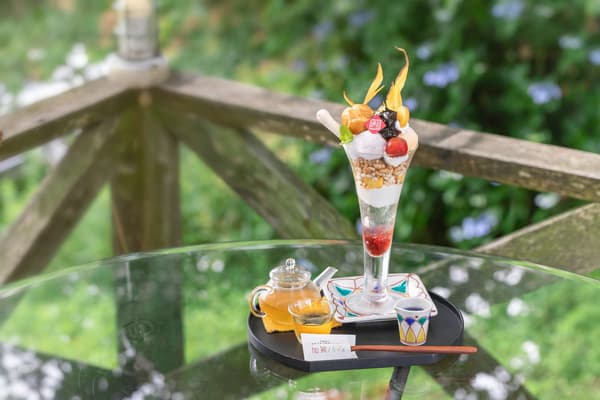 A Day's Transition Parfait (一日の移ろいパフェ) at Cafe & Lunch Kasa no Misaki