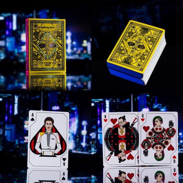 Baraja de cartas de Cyberpunk 2077 (Edición Coleccionista)