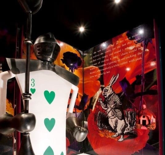 Picture Book Door Guarded by Card Soldiers