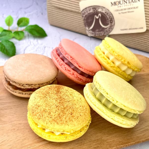 來自 Yougashi Mountain 的 Combinaison 馬卡龍