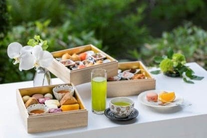 Dulces y té en Fugetsuro CAFE KARYO