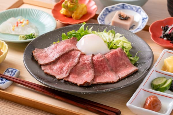 Wagyu Roast Beef with Mountain Wasabi Soy Sauce
