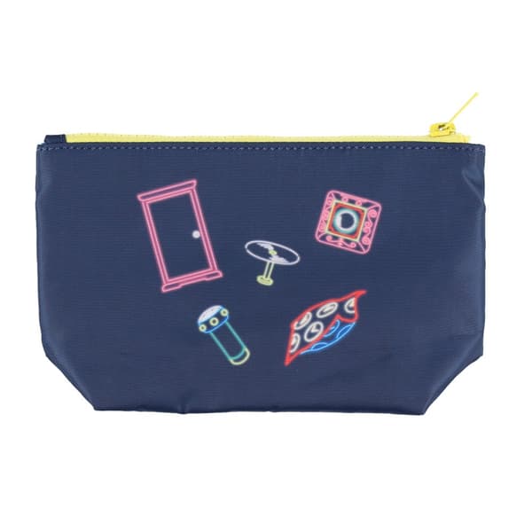 Doraemon Future Department Store EXCLUSIVE Pouch Neon Line, back