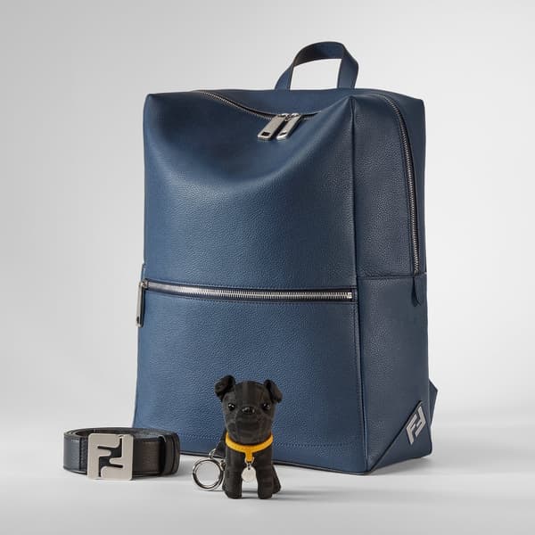 FENDI Lui Backpack with dog charm