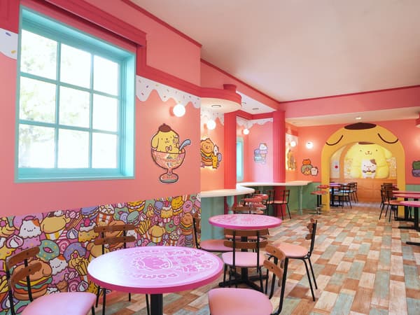 POMPOMPURIN DINER 内部