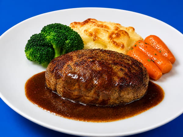 Kobe beef hamburger steak (image for reference)