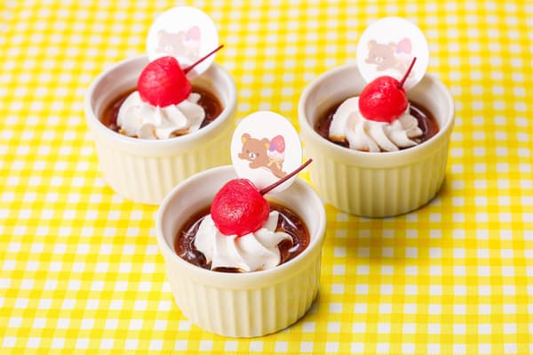 Puding Custard Rilakkuma yang Santai