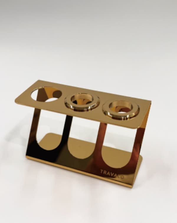 TRAVALO Z Stand, 3-bottle, in Gold