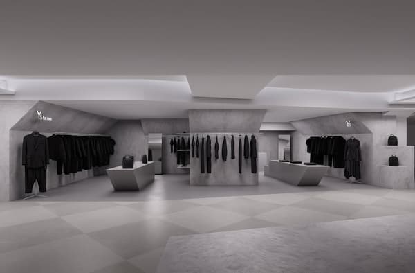 Interior de la tienda Y's / Y's for men Ikebukuro PARCO