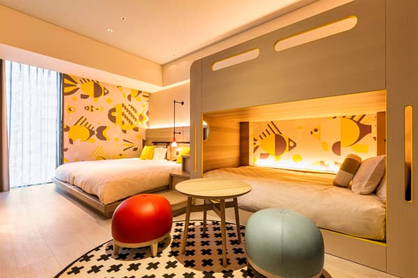 Guest room at Tokyo Bay Shiomi Prince Hotel